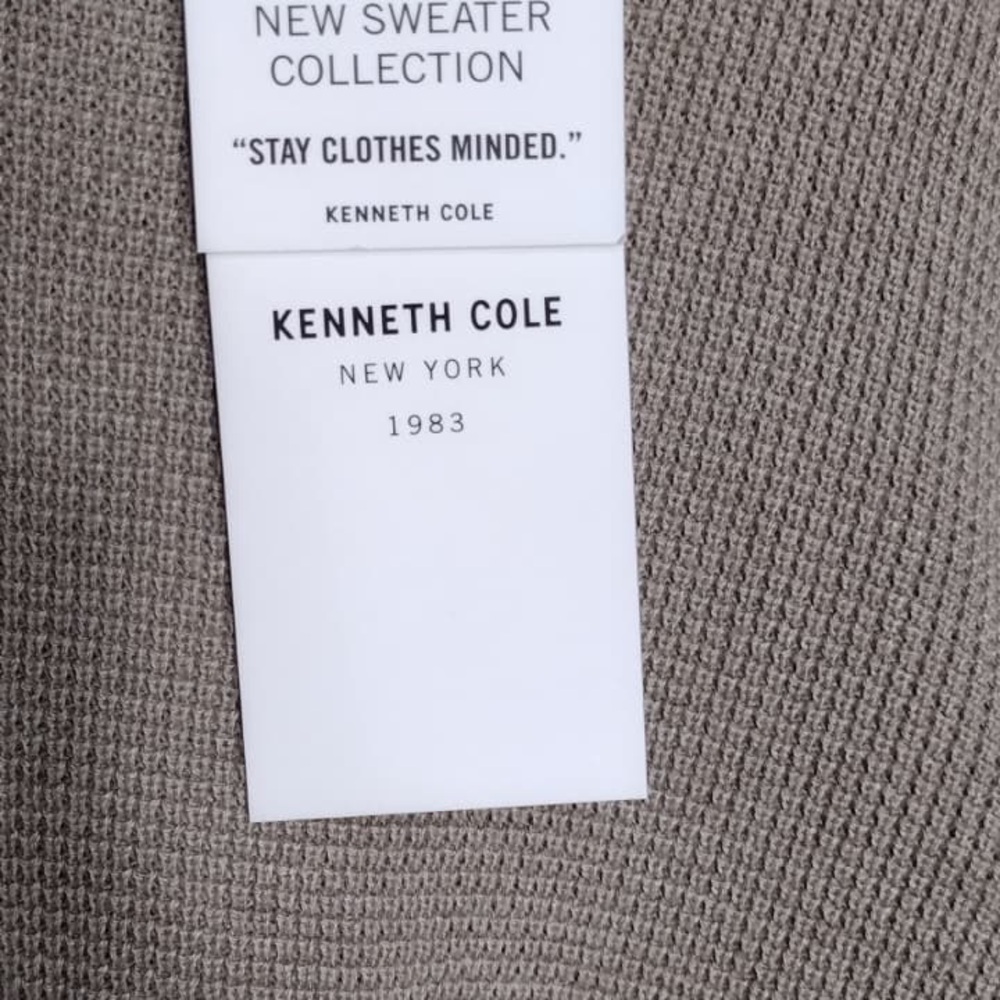 Keneth cole Elegant Tan men Sweater size M brand new w tags - Picture 6 of 10